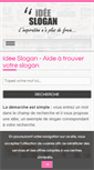 Mobile Screenshot of ideeslogan.com